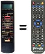 Télécommande équivalente Amstrad DD 9901