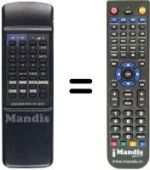 Télécommande équivalente DIGICOMPUTER 28 KEYS