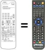 Telecomando equivalente Daewoo DVR 4167 D / P