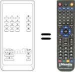 Télécommande équivalente FB 50