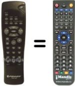 Replacement remote control F SAT 10RF