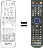 Télécommande équivalente G 1061 SA