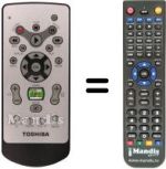 Telecomando equivalente Toshiba MEDIACENTER SLIM