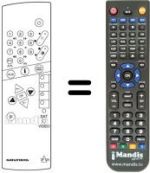 Gleichwertige Fernbedienung Grundig T 55-845 FR