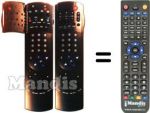 Télécommande équivalente Grundig GV-5050 VPS