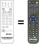 Télécommande équivalente IMC 605