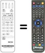 Télécommande équivalente IMC 64