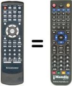 Télécommande équivalente JX-1000C(2)