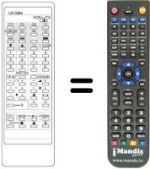 Télécommande équivalente US 0384