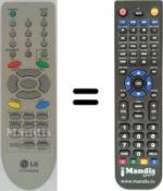 Télécommande équivalente 6710V00090A