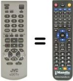 Telecomando equivalente JVC HR-V500