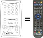 Replacement remote control MECATRON 102