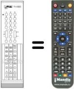 Télécommande équivalente MECATRON 6203