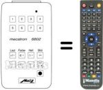 Télécommande équivalente MECATRON 6802
