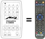 Replacement remote control MECATRON 6807