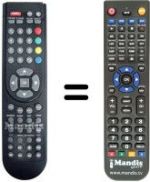 Télécommande équivalente Nikkei NK 19E28 UL