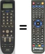 Gleichwertige Fernbedienung JVC HR-E226