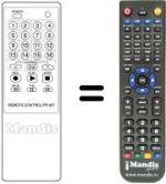 Télécommande équivalente PR 427