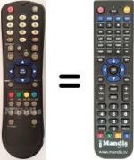Replacement remote control Inno Hit IH 19885 WT