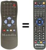 Télécommande équivalente RC 1112905 / 00
