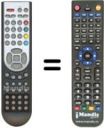 Télécommande équivalente Vestel 26830 IDTV
