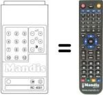 Telecomando equivalente RC 4001