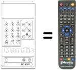 Télécommande équivalente RC 4002