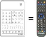 Télécommande équivalente RC 5201