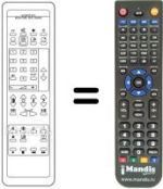 Replacement remote control RC 5903