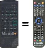 Télécommande équivalente Sanyo CEP 4011 V