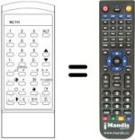 Télécommande équivalente RC 711