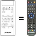 Télécommande équivalente Thomson TF 6357 PSN