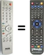 Replacement remote control Metz ARTOS 82TH97
