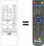 Télécommande équivalente JVC C 21Z