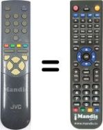 Télécommande équivalente JVC AV 32WL1