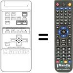 Télécommande équivalente JVC GDV 4210