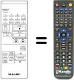 Télécommande équivalente RRMCG 0230 GESA