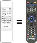 Télécommande équivalente RRMCG 0952 CESA