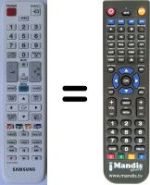 Télécommande équivalente Samsung UE 22D5010