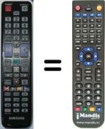 Replacement remote control Samsung UE 32C4000