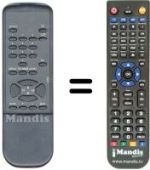 Télécommande équivalente ST 21