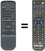 Télécommande équivalente T 26