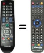 Gleichwertige Fernbedienung Samsung SYNCMASTER XL 2370 HD