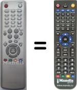 Replacement remote control Samsung LE 26R5