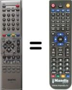 Télécommande équivalente Sanyo CE 27LC4 C