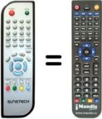 Telecomando equivalente Sunstech DTB-P500 HD BLACK