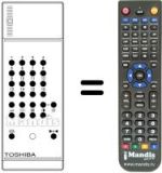 Télécommande équivalente T-534 A / B