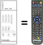 Télécommande équivalente T-535 A