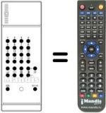 Replacement remote control T 528 A