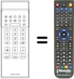 Télécommande équivalente TC 358